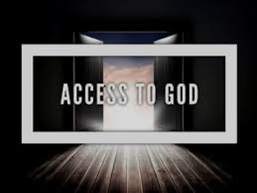 The image text reads: 'access to God'